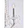 6_St. Francis 24 Lt Chrome Chandelier Clear more views