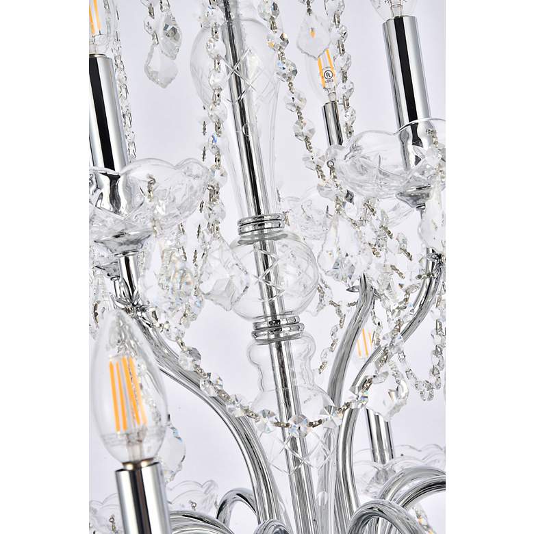 Image 7 St. Francis 24 Lt Chrome Chandelier Clear more views