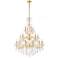 St. Francis 24 Lt Gold Chandelier Clear