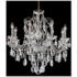 St. Francis 26" Wide Chrome and Crystal 8-Light Chandelier