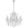 1_St. Francis 26" Wide Chrome and Crystal 8-Light Chandelier