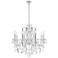 St. Francis 26" Wide Chrome and Crystal 8-Light Chandelier