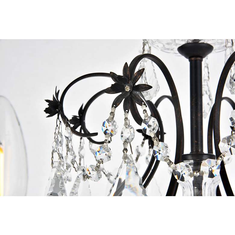 Image 6 St.Francis 26" Wide Dark Bronze Crystal 8-Light Chandelier more views