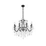 St.Francis 26" Wide Dark Bronze Crystal 8-Light Chandelier