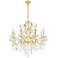 St.Francis 26" Wide Gold Crystal 8-Light Chandelier