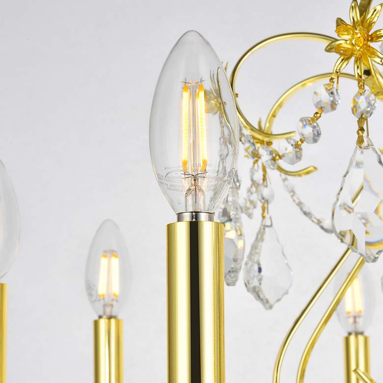 Image 5 St.Francis 26" Wide Gold Crystal 8-Light Chandelier more views
