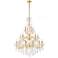St. Francis 36" Wide Gold and Crystal 24-Light Chandelier