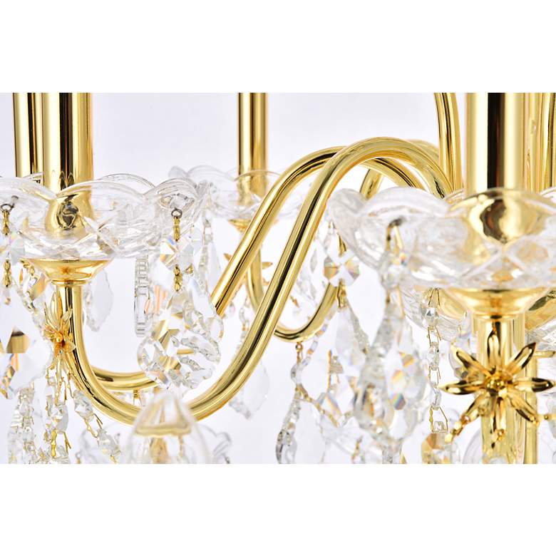Image 7 St. Francis 36" Wide Gold and Crystal 24-Light Chandelier more views