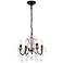 St. Francis 4 Lt Dark Bronze Pendant Clear