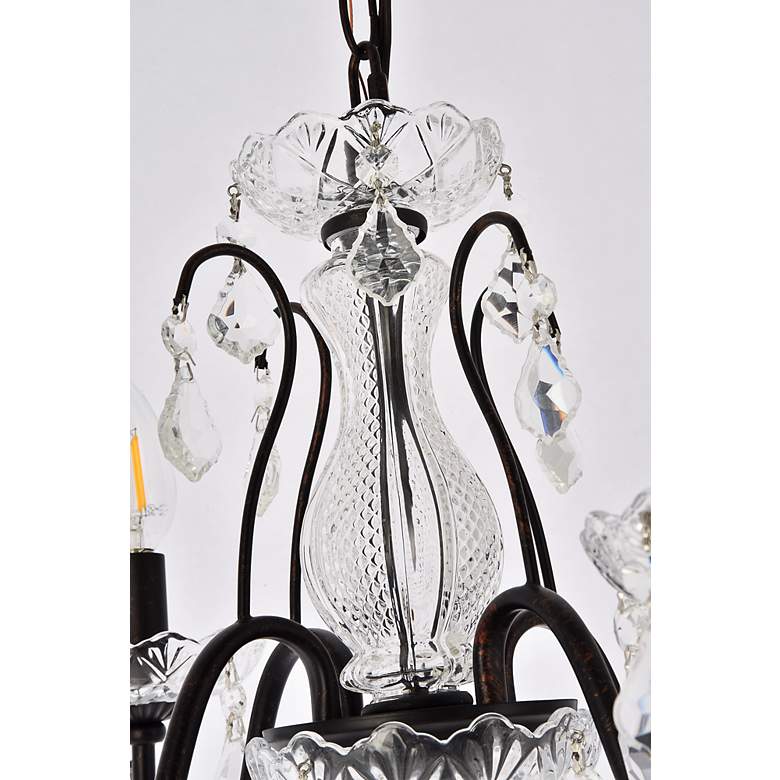 Image 6 St. Francis 4 Lt Dark Bronze Pendant Clear more views