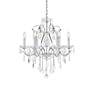 2_St. Francis 6 Lt Chrome Chandelier Clear more views