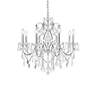 Thumbnail2 of St. Francis 8 Lt Chrome Chandelier Clear more views