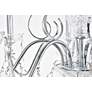 Thumbnail3 of St. Francis 8 Lt Chrome Chandelier Clear more views