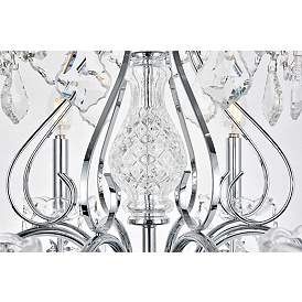 Image5 of St. Francis 8 Lt Chrome Chandelier Clear more views