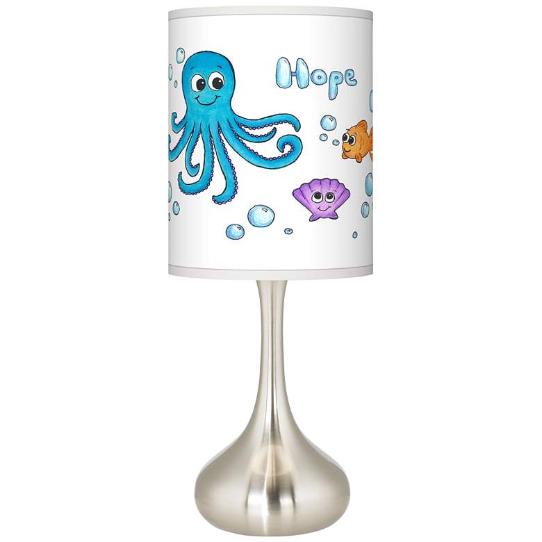 Image 1 St. Jude Aquatic Friends Giclee Droplet Table Lamp
