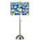 St. Jude Finger Paint Giclee Brushed Nickel Table Lamp