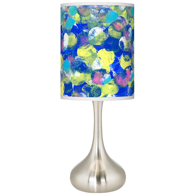 Image 1 St. Jude Finger Paint Giclee Droplet Table Lamp