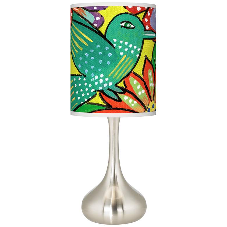 Image 1 St. Jude Hummingbird Lane Giclee Droplet Table Lamp