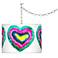 St. Jude Power Hearts Plug-In Swag Pendant