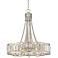 St. Luciana 25" Wide Silver 8-Light Crystal Chandelier