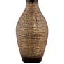 St. Tropez 31" Taupe Brown Vase Hydrocal Table Lamp with LED Bulb