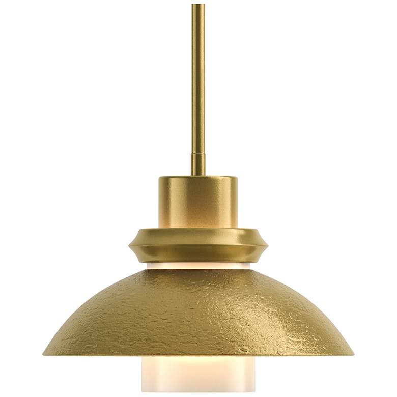 Image 1 Staccato 10.5" Wide Large Modern Brass Mini-Pendant