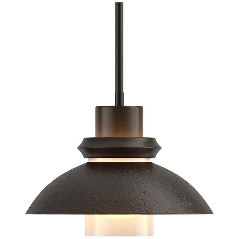 Image 1 Staccato 10.5" Wide Large Oil Rubbed Bronze Mini-Pendant