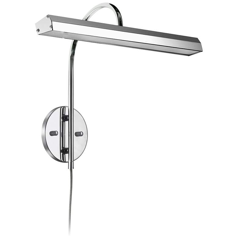 Image 1 Staccato 16 1/4" Wide Polished Chrome LED Picture Light