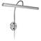 Staccato 24 1/4" Wide Satin Chrome LED Picture Light