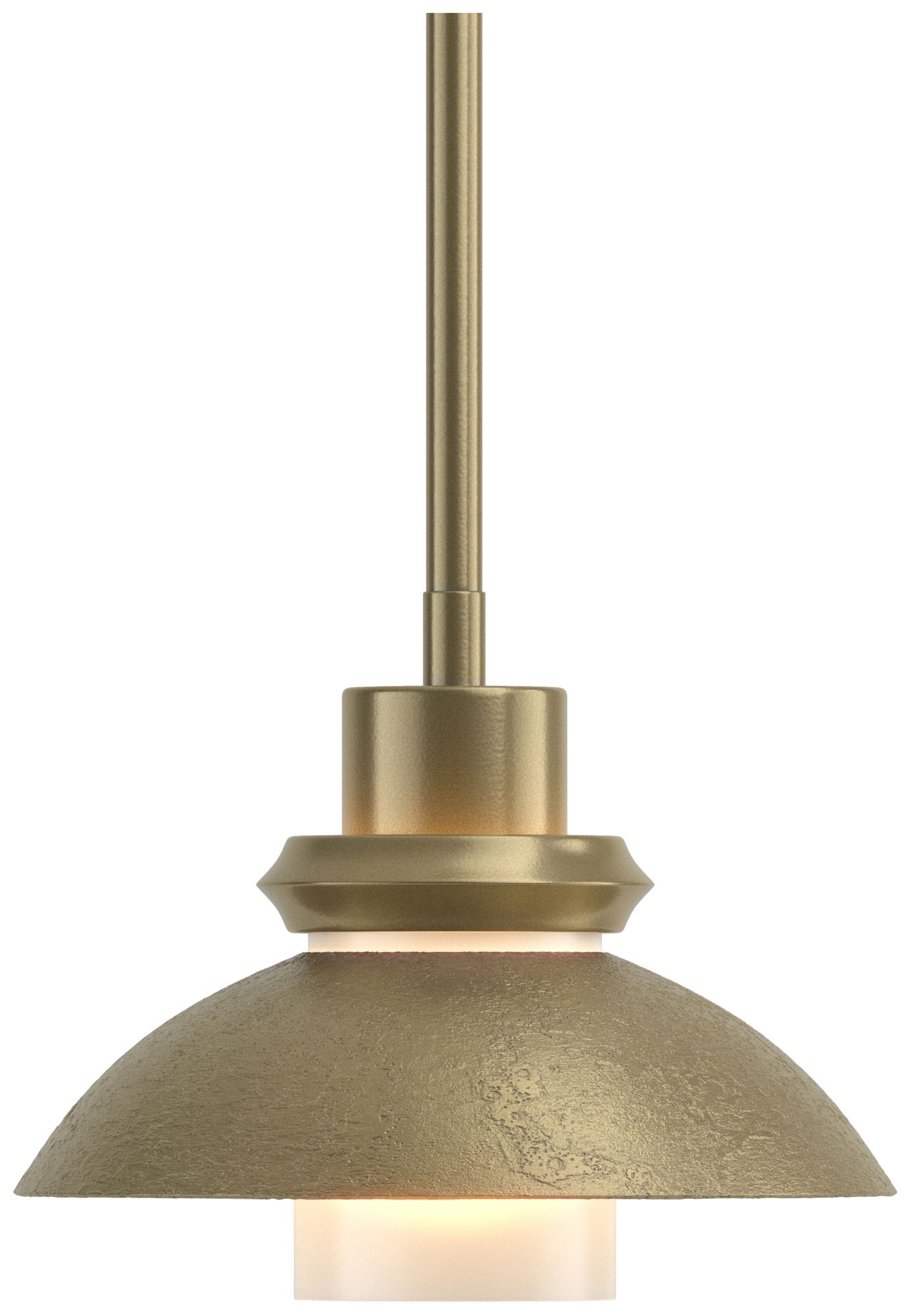 Staccato 7" Wide Modern Brass Mini-Pendant - Made to Order