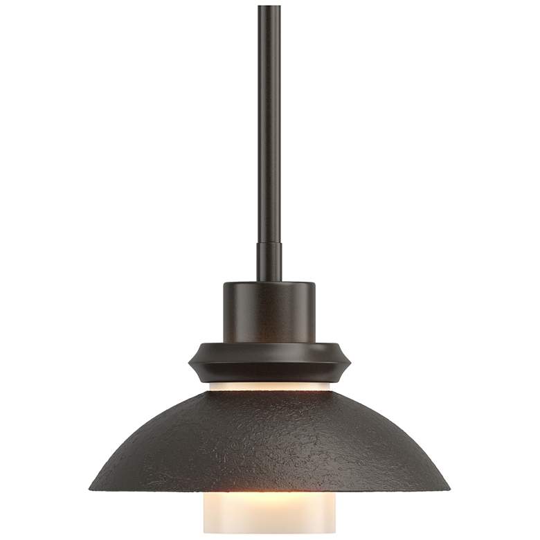 Image 1 Staccato 7" Wide Oil Rubbed Bronze Mini-Pendant