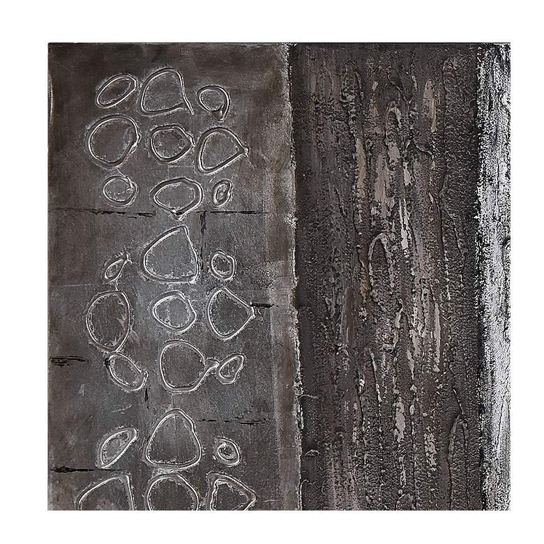 Image 3 Stacked 2 60" Wide Hand-Painted Rectangular Canvas Wall Art more views
