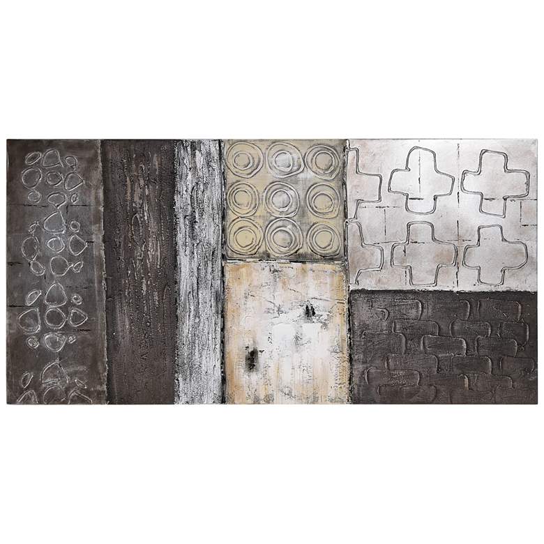 Image 5 Stacked 60" High 2-Piece Diptych Canvas Wall Art Set more views