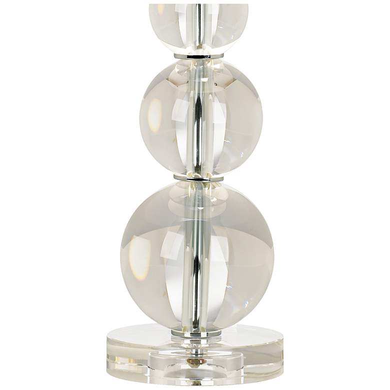 Stacked Crystal Spheres Lamp with Table Top Dimmer more views