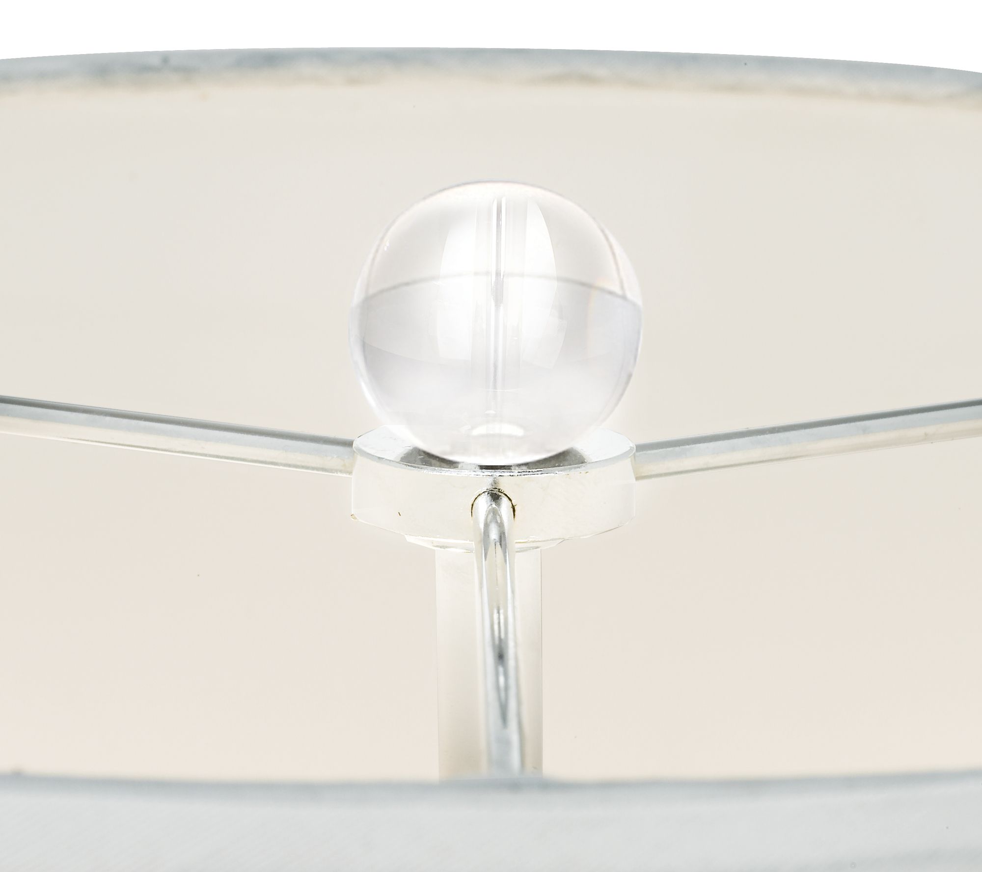 Image 2 Stacked Crystal Spheres Table Lamp With 8" Wide Round Riser more views