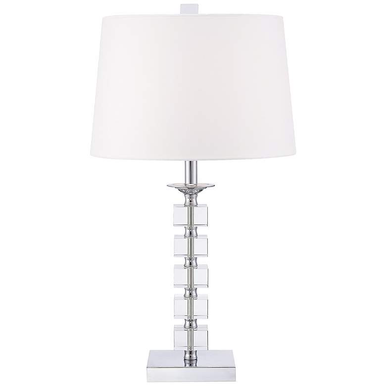 Image 3 Stacked Cubes Crystal Table Lamp by Vienna Full Spectrum more views
