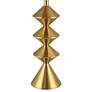 7_Stacked Diamonds 24" Modern Gold Table Lamps Set of 2 more views