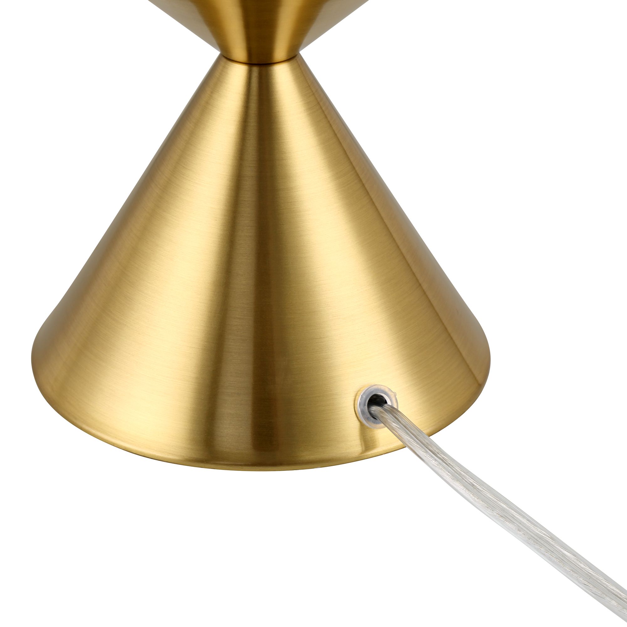 Watch A Video About the Stacked Diamonds Modern Gold Table Lamps Set of 2