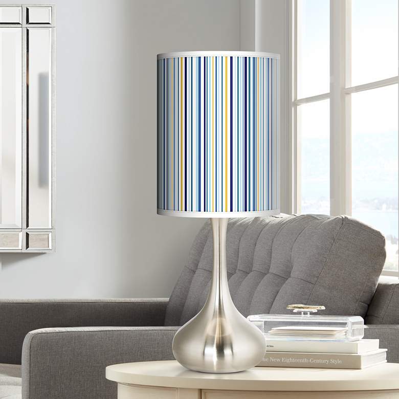Image 1 Stacy Garcia Cabana Stripe Giclee Droplet Table Lamp