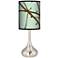 Stacy Garcia Calligraphy Tree Ice Giclee Droplet Table Lamp