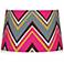 Stacy Garcia Chevron Pride Pink Tapered Shade 10x12x8 (Spider)