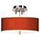 Stacy Garcia Crackled Square Coral 14" Wide Ceiling Light