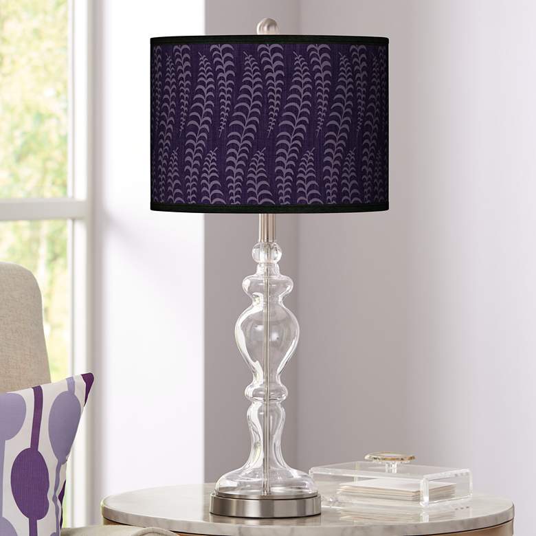 Image 1 Stacy Garcia Fancy Fern Rich Plum Apothecary Table Lamp