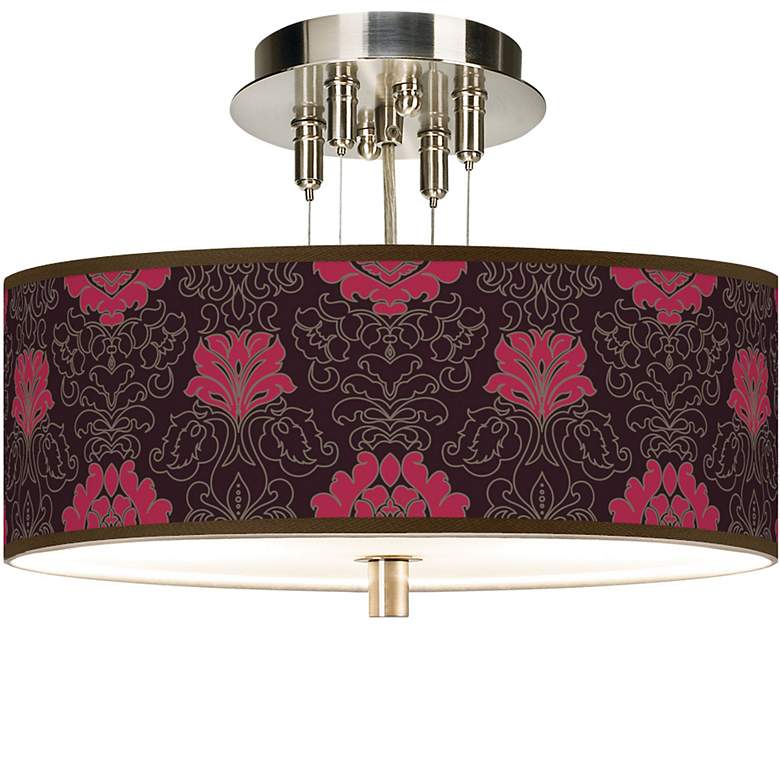 Image 1 Stacy Garcia Florentia Wild Berry 14 inch Wide Ceiling Light