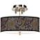 Stacy Garcia Ornament Metal Giclee 14" Wide Ceiling Light