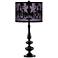 Stacy Garcia Posh Lavender Giclee Paley Black Table Lamp