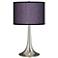 Stacy Garcia Seafan Rich Plum Giclee Trumpet Table Lamp