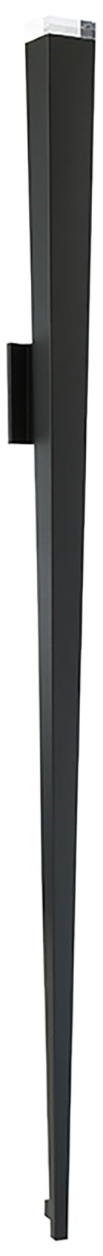 Staff 70"H x 4.6"W 1-Light Outdoor Wall Light in Black