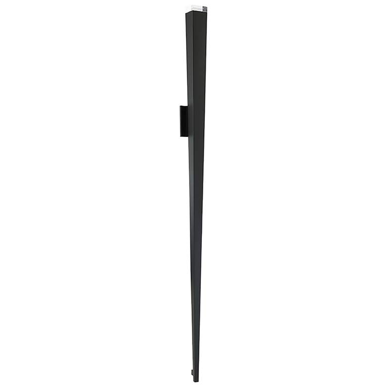 Image 1 Staff 70 inchH x 4.6 inchW 1-Light Outdoor Wall Light in Black