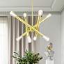 1_Stafford 8 Light Satin Brass Chandelier